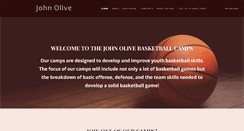 Desktop Screenshot of johnolivebasketballcamp.com